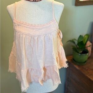 Chic Light Pink Camisole Top